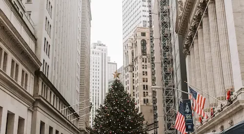 Wall Street during holidays